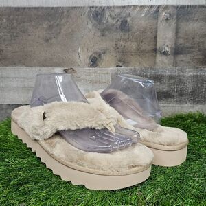 Koolaburra By Ugg Furr-ee Sandal- Light Brown